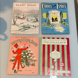 Vintage Holiday Songbook Collection with beautiful graphics